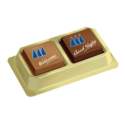 Doosje met 2 logopralines