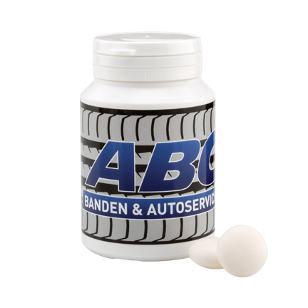 Snoeppotje met Mentos