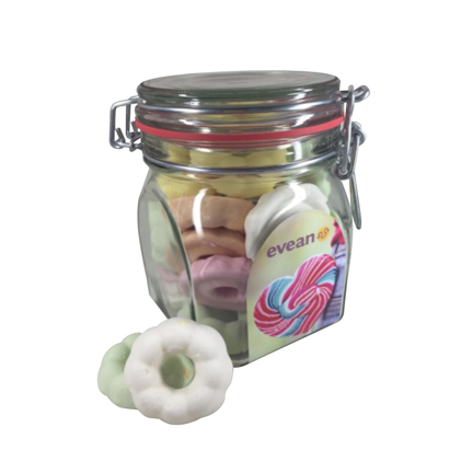 Logo snoeppot als Sinterklaas geschenk voor klanten