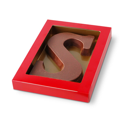 Chocoladeletter als relatiegeschenk