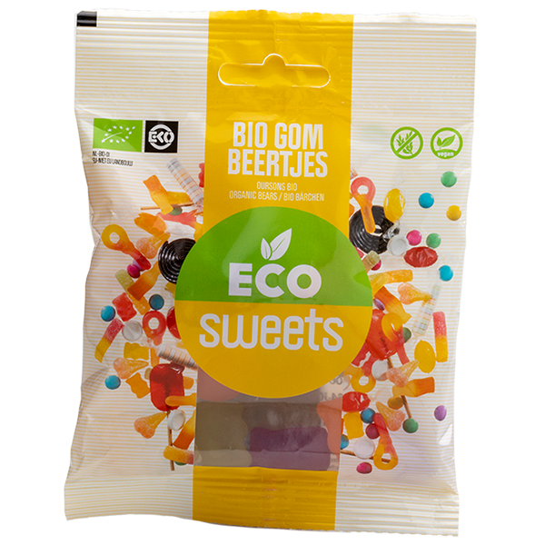 Zakje gevuld met BIO winegums