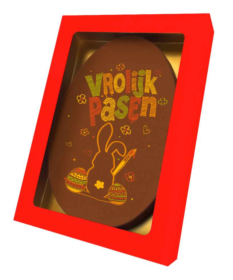 Chocoladekaart Pasen