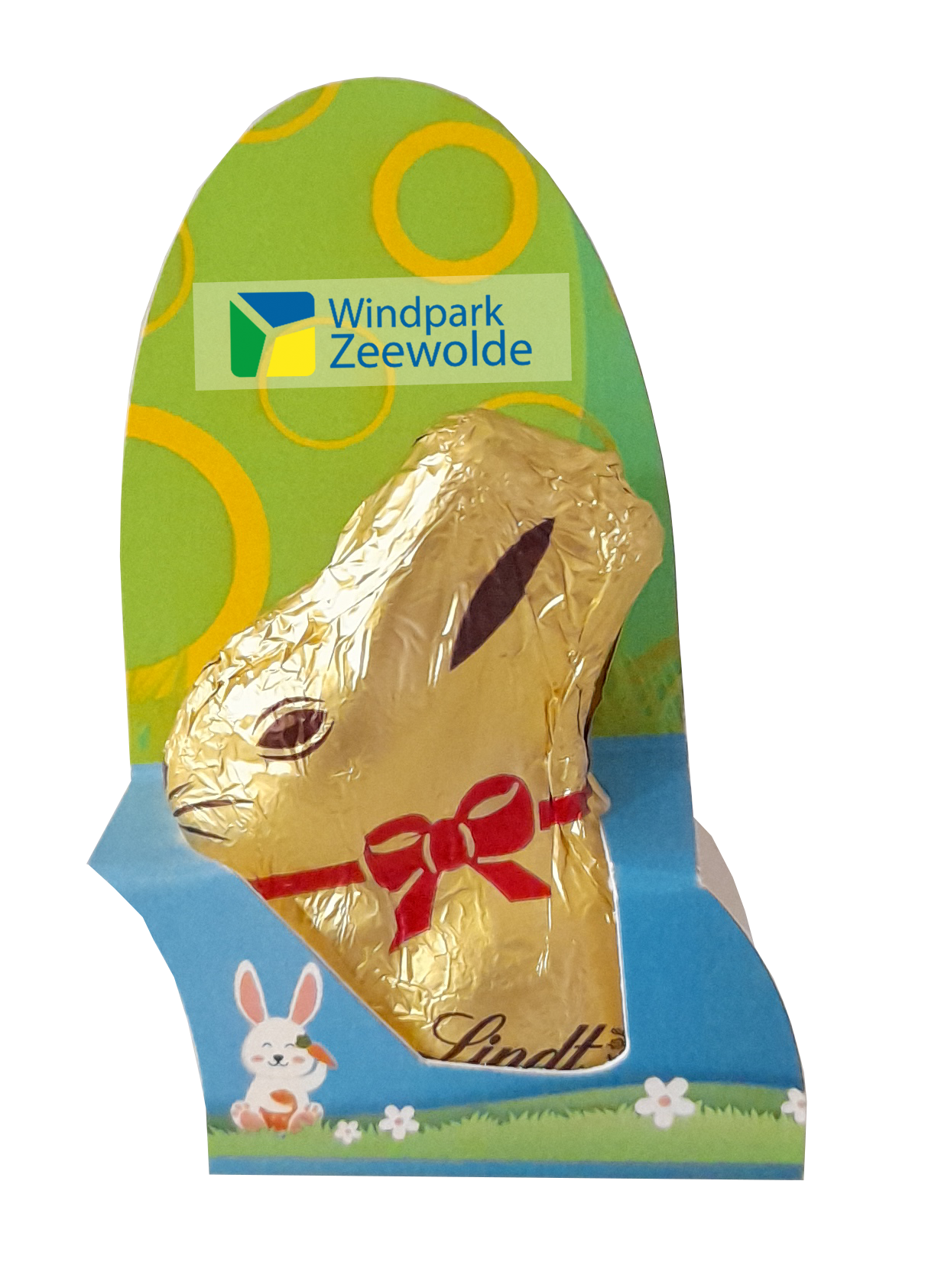 Lindt mini Paashaasje in Paasei sleeve