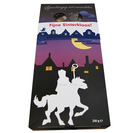 Speculaaspop in Sintdoosje